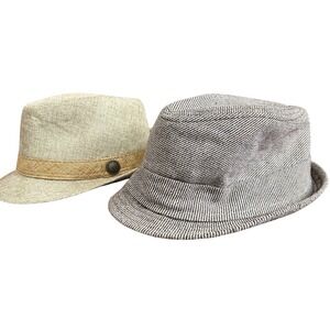 Mens Fedora Hats Packable Summer Beach Hats for Men Women